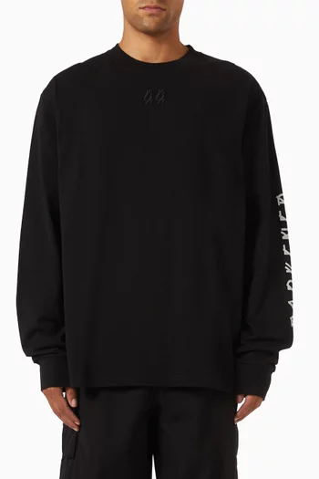 Darkened T-shirt in Cotton