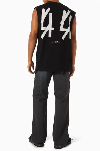 Classic Sleeveless T-shirt in Cotton