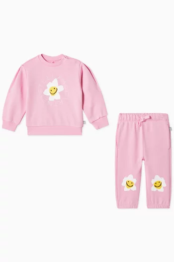 Baby Floral Two-piece Tracksuit