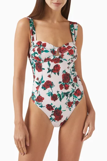 Lyra Swimsuit in Stretch Nylon