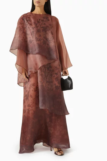 Printed Cape Kaftan