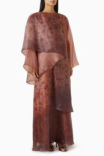 Printed Cape Kaftan
