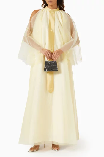 Cold-shoulder Kaftan