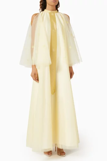 Cold-shoulder Kaftan