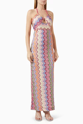 Bianca Zigzag Maxi Dress