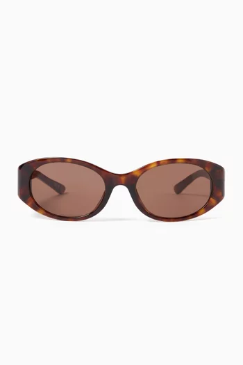 Oval Sunglasses in Acetate