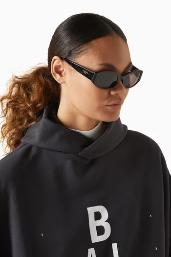 Oval Sunglasses in Acetate