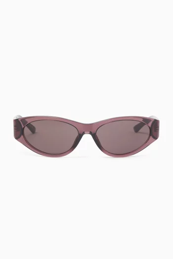 Oval Sunglasses in Acetate