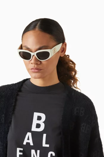 Cat-eye Sunglasses in Recycled Acetate