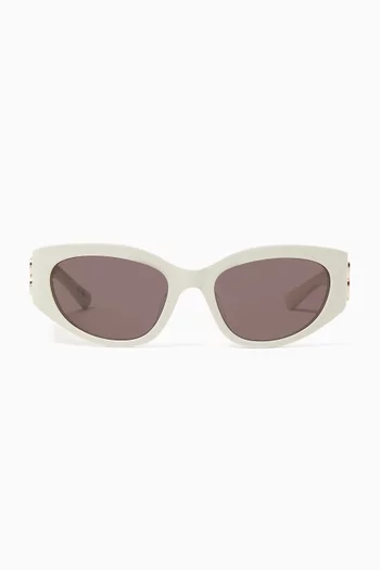 Cat-eye Sunglasses in Recycled Acetate