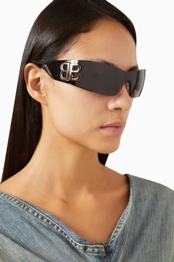 Wrap-around Sunglasses in Acetate