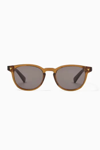 Round Sunglasses in Acetate