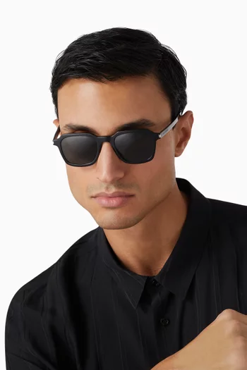 Square Sunglasses in Recycled Acetate
