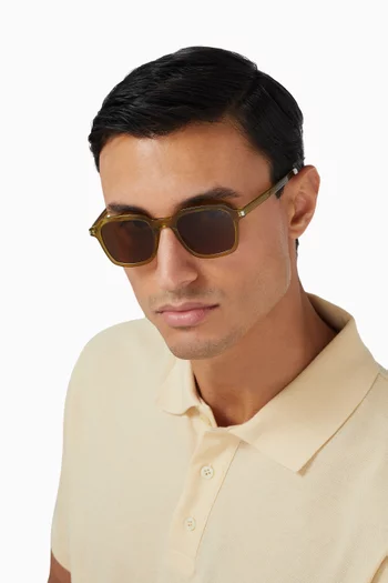 Rectangle Sunglasses in Acetate