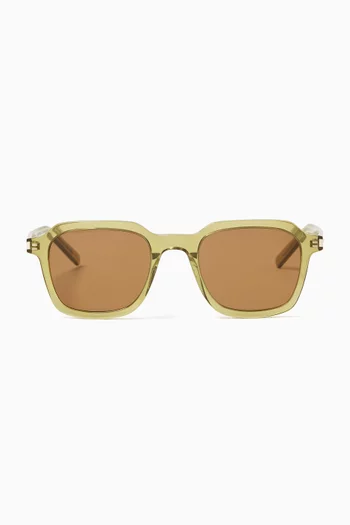 Rectangle Sunglasses in Acetate