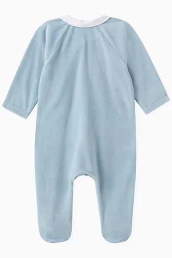 Collared Pyjama in Cotton-blend