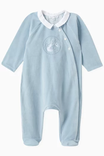 Collared Pyjama in Cotton-blend