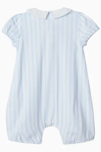 Striped Romper in Cotton
