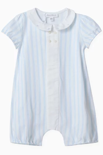 Striped Romper in Cotton
