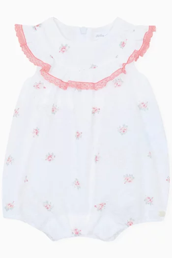 Floral Romper in Cotton