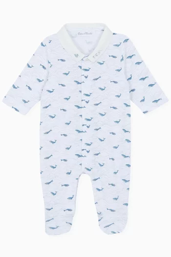 Shark Print Pyjama in Cotton