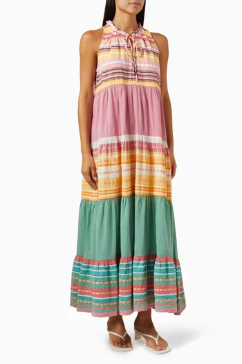 Zakar Sleeveless Maxi Dress in Cotton