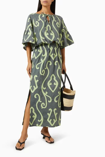 Zakar Maxi Skirt in Cotton