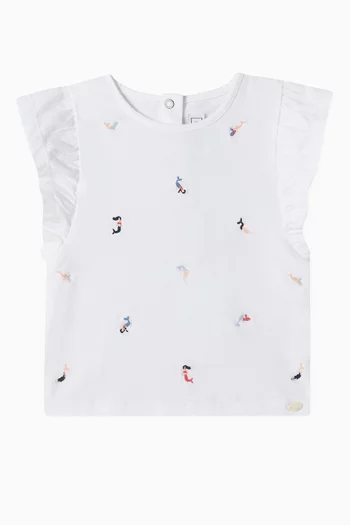 Mermaid T-shirt in Stretch Cotton
