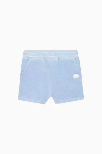 Washed-effect Shorts in Terry
