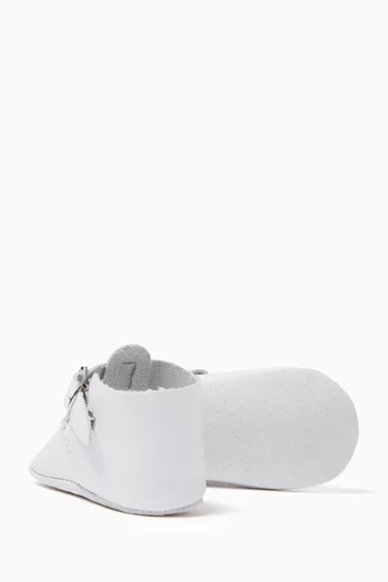 Cut-out Sandals in Leather
