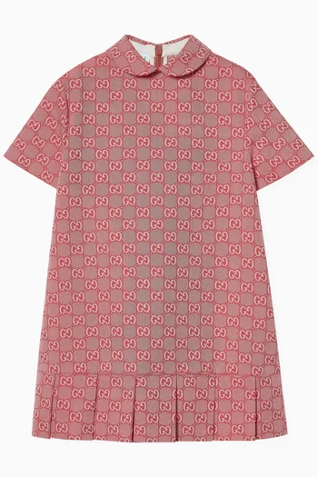 GG Dress in Cotton Twill