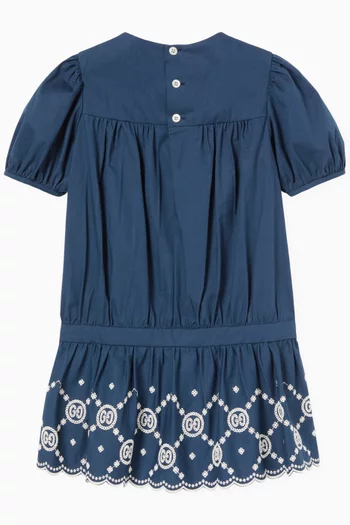 Embroidered Dress in Cotton