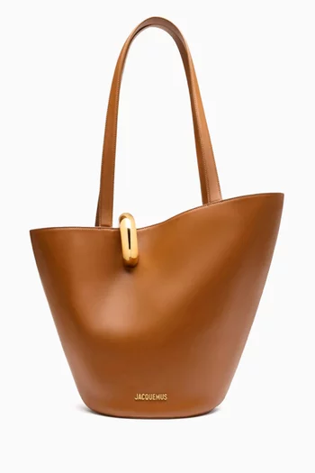 Le Bambola Moyen Tote Bag in Leather
