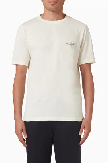 Signature Logo T-shirt in Cotton