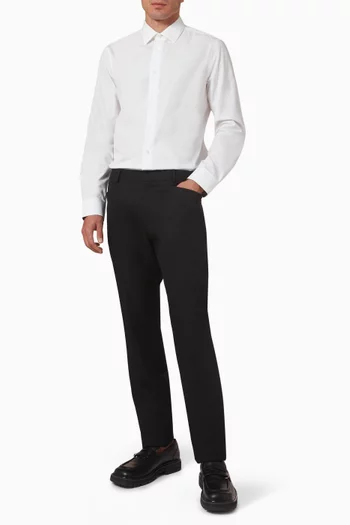 Tailored-fit Shirt in Cotton Poplin