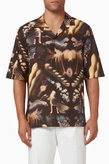 Lumiere-print Shirt in Lyocell