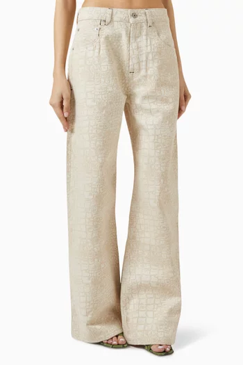 Wide-leg Jeans in Denim