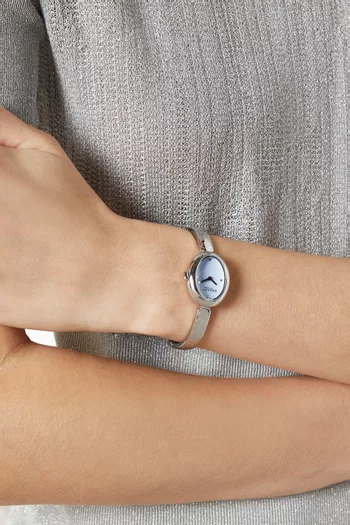Sammy Quartz Watch in Stainless Steel, 22mm
