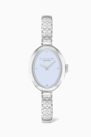 Sammy Quartz Watch in Stainless Steel, 22mm