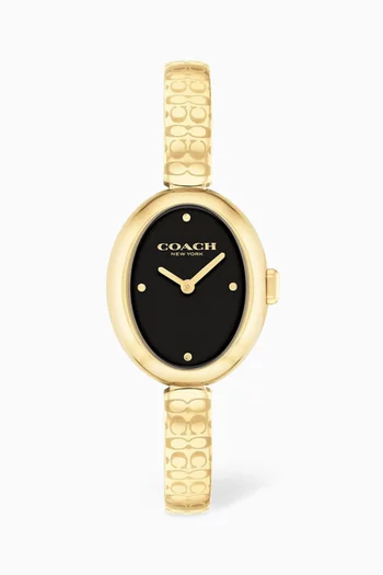 ساعة سامي كوارتز ستانلس ستيل، 22 مم