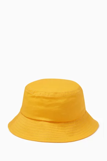 Logo Bucket Hat in Cotton