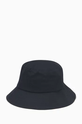 Logo Bucket Hat in Cotton
