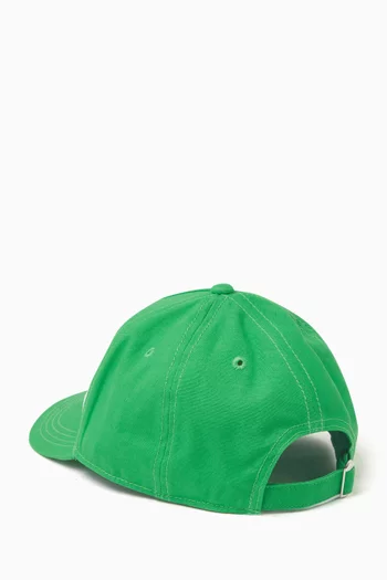 Logo Baseball Cap in Cotton