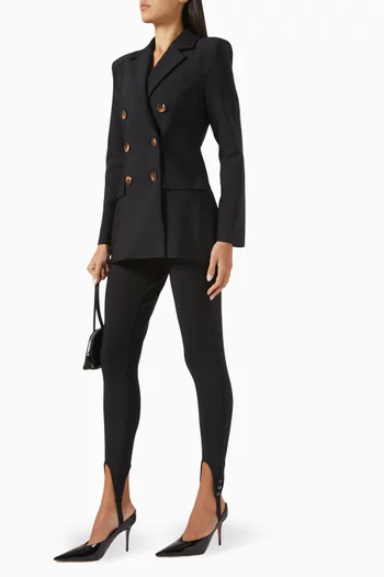 Times Stirrup Leggings in Stretch Crepe