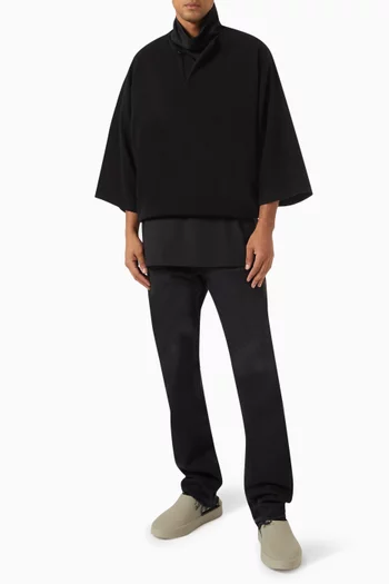 Henley T-shirt in Fine Knit