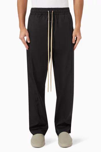 Center Seam Track Pants in Nylon & Wool