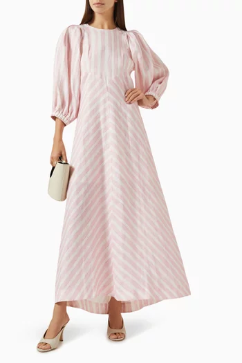 Lucinda Maxi Dress in Linen