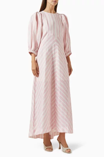 Lucinda Maxi Dress in Linen