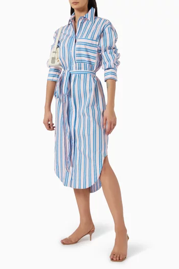 Billy Shirt Dress in Cotton Poplin