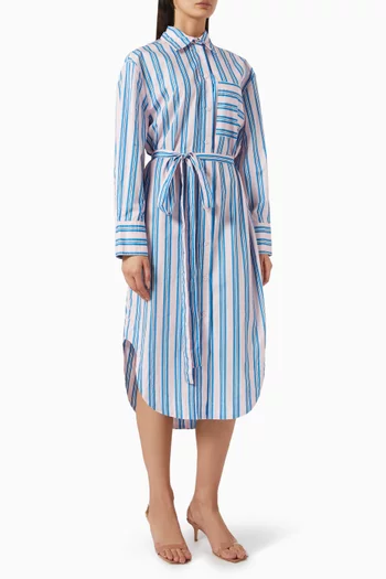Billy Shirt Dress in Cotton Poplin
